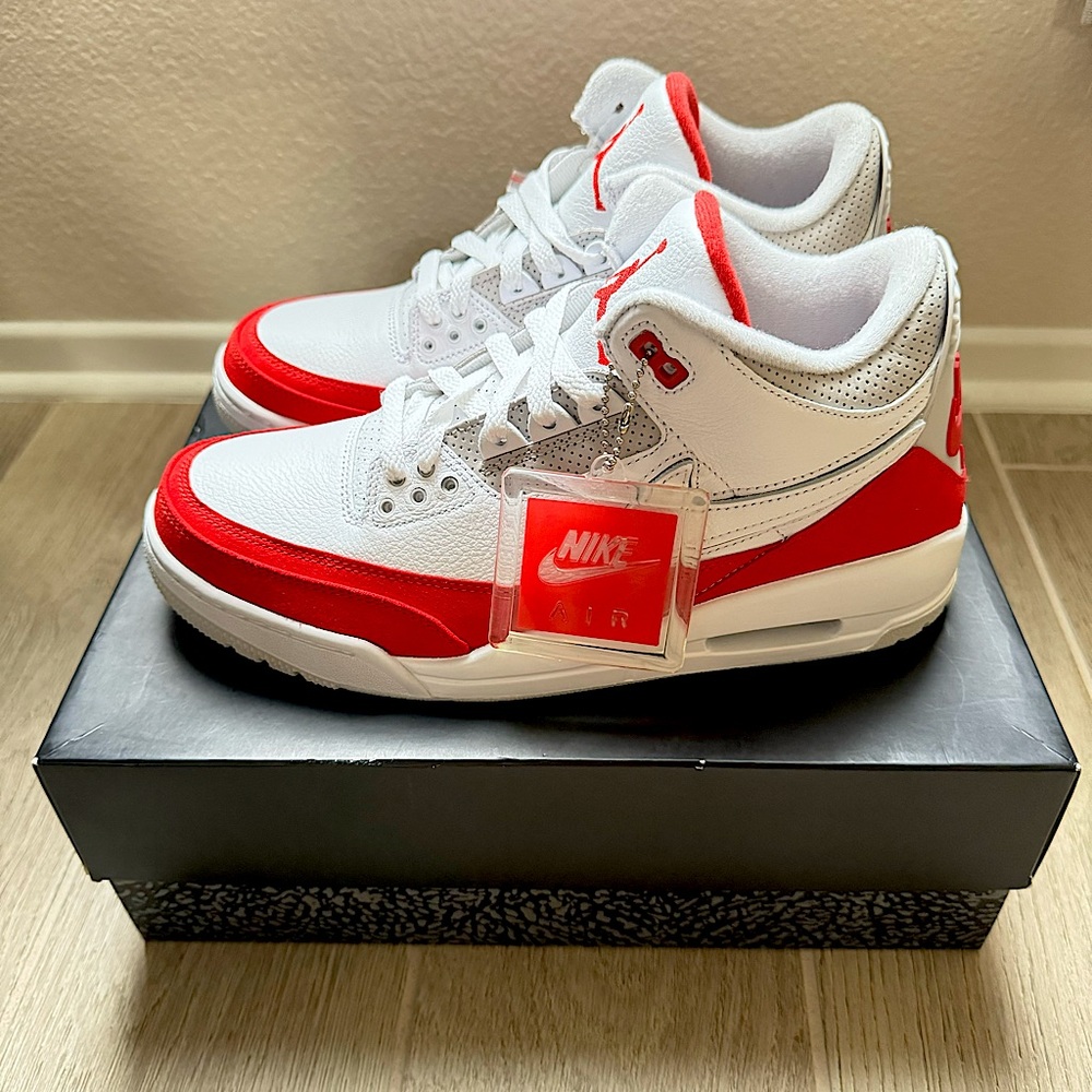Air Jordan 3 Retro Tinker 'Air Max 1', NEW WITH TAGS & BOX, Men’s Size 9.5